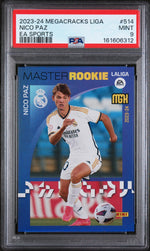 2023 Panini Megacracks Laliga Ea Sports Master Rookie Nico Paz #514 PSA 9