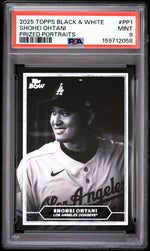 2025 Black and White Prized Portraits Shohei Ohtani #PP1 PSA 9