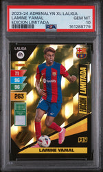 2023 Panini Adrenalyn Xl La Liga Edicion Limitada Lamine Yamal PSA 10