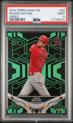 2019 Topps High Tek Green Shohei Ohtani #32 /150 PSA 9