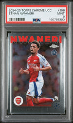 2024 Topps Chrome UEFA Club Competitions Ethan Nwaneri #158 PSA 9