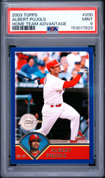 2003 Topps Home Team Advantage Albert Pujols #200 PSA 9
