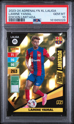 2023 Panini Adrenalyn Xl La Liga Edicion Limitada Lamine Yamal PSA 10