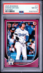 2025 Fuchsia Shohei Ohtani #17 /299 PSA 8