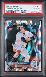 2025 Bowman Chrome Prospects Lava Refractors Kevin Mcgonigle #BCP79 /399 PSA 10