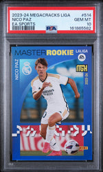 2023 Panini Megacracks Laliga Ea Sports Master Rookie Nico Paz #514 PSA 10
