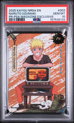 2025 Kayou Naruto Smriti Collectible Card Heaven Scroll Series 1 Promo Psa Exclusive Naruto Uzumaki #NRSAPR003 PSA 10