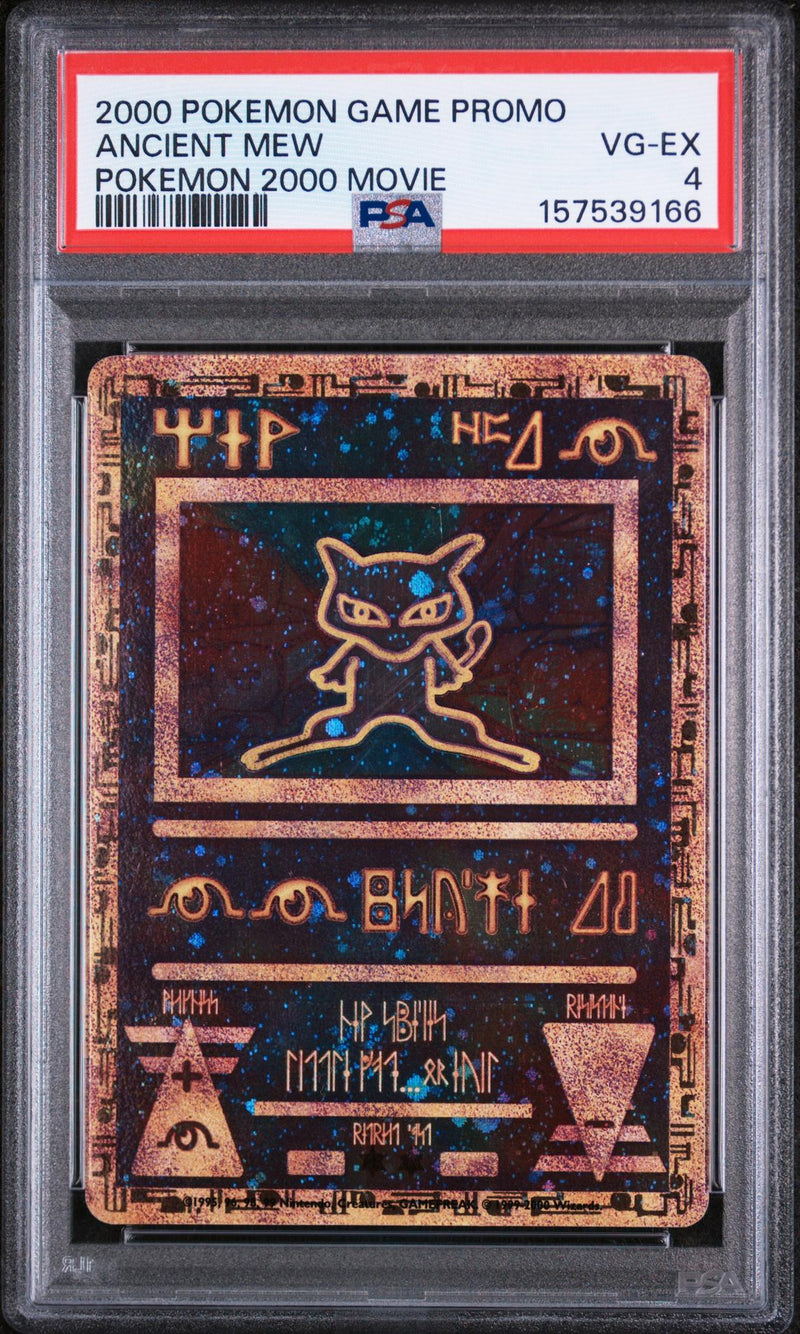 2000 Pokemon Game Promo Movie 2000 Ancient Mew PSA 4