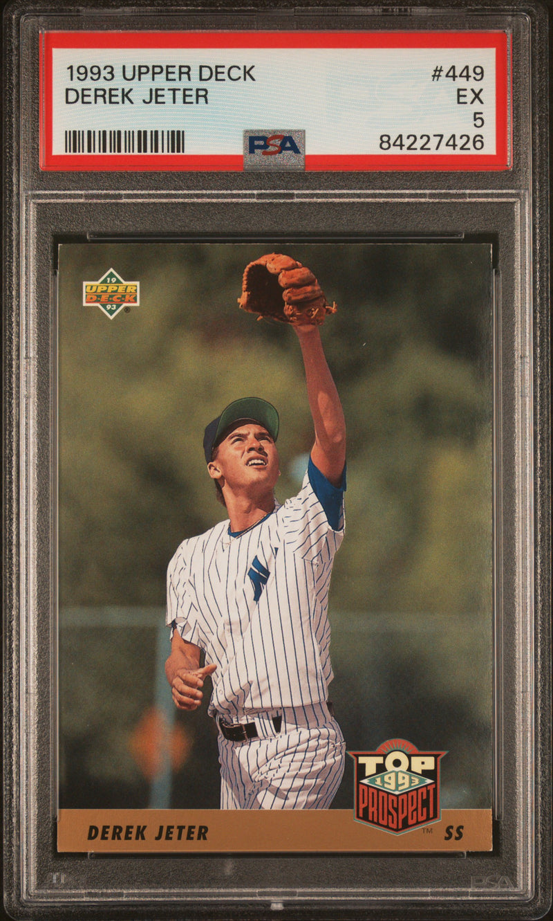 1993 Upper Deck Derek Jeter #449 PSA 5