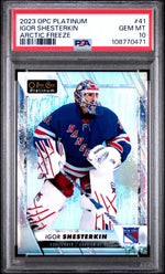 2023 O-Pee-Chee Platinum Arctic Freeze Igor Shesterkin #41 PSA 10