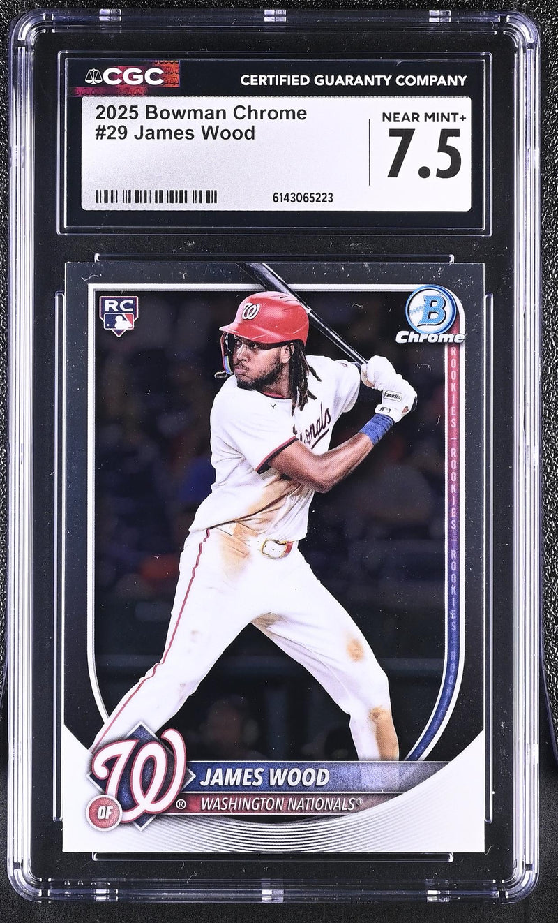 2025 Bowman Chrome #29 James Wood CGC 7.5
