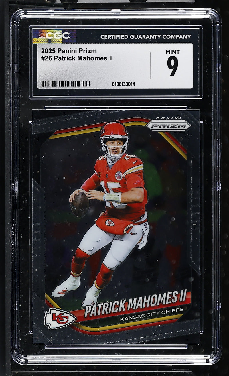 2025 Prizm #26 Patrick Mahomes II CGC 9