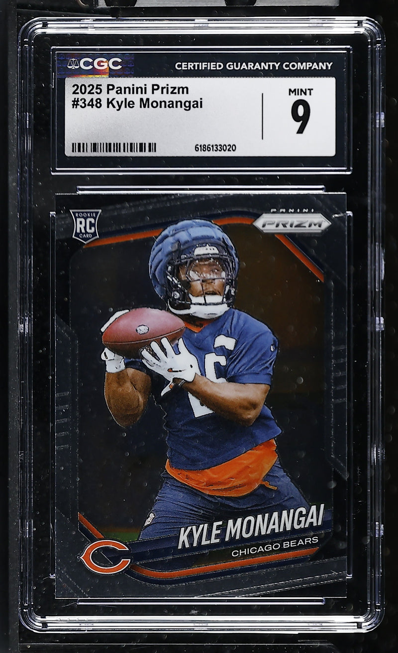2025 Prizm #348 Kyle Monangai CGC 9