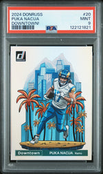 2024 Panini Donruss Downtown Puka Nacua #20 PSA 9
