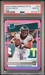2020 Donruss Optic Pink Jalen Hurts #164 PSA 10