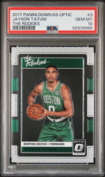 2017 Panini Donruss Optic the Rookies Jayson Tatum #3 PSA 10