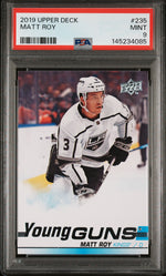 2019 Upper Deck Young Guns Matt Roy #235 PSA 9