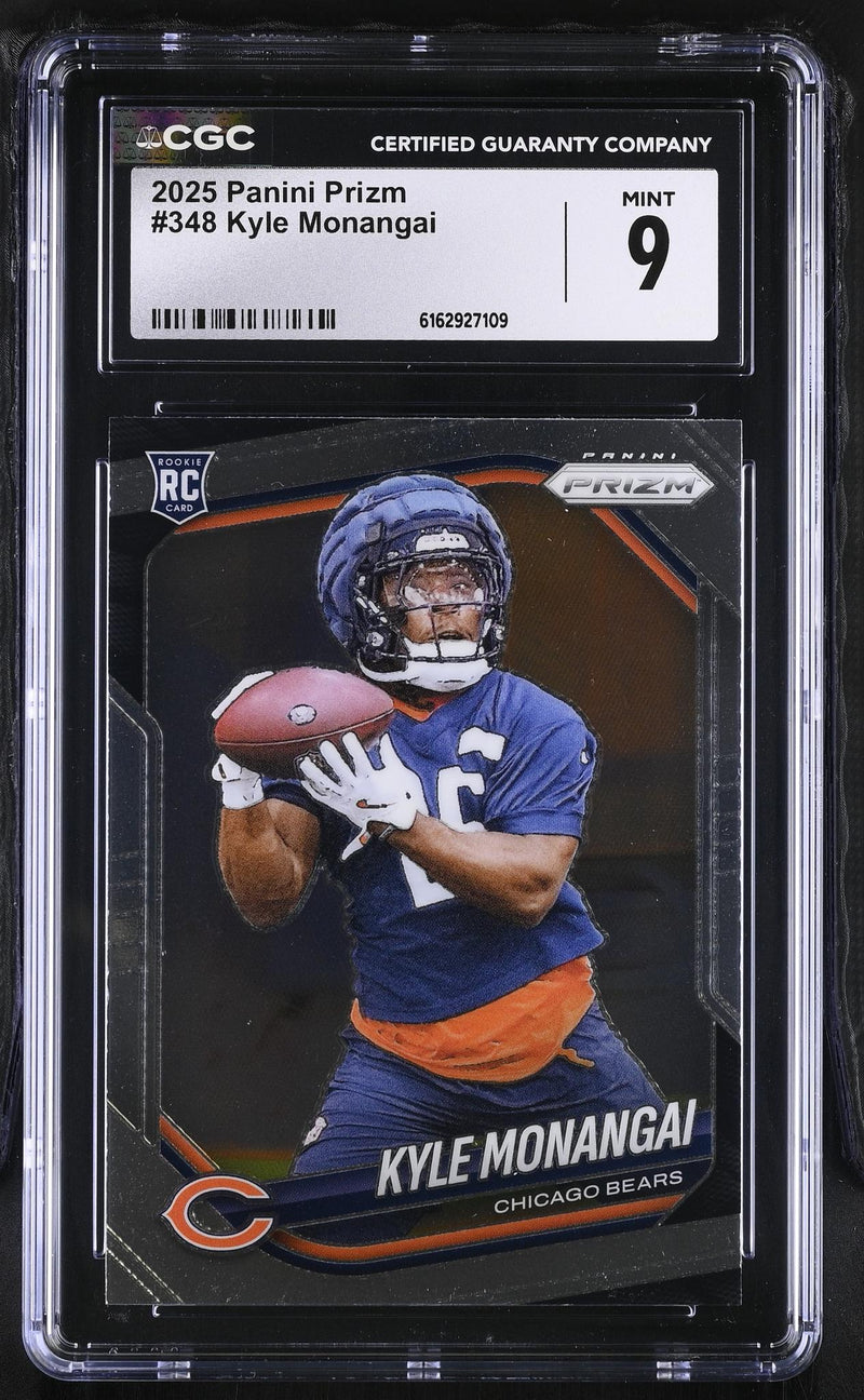 2025 Prizm #348 Kyle Monangai CGC 9