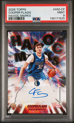 2025 Topps Havoc Marks Cooper Flagg #HMCF PSA 9