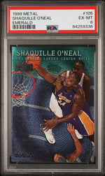 1999 Metal Shaquille O'Neal Emerald #105 PSA 6