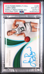 2018 Panini Immaculate Collection Immaculate Inductions Autographs Larry Bird #LBD /15 PSA 6