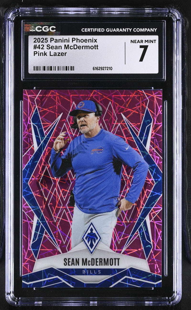 2025 Phoenix #42 Sean McDermott Pink Lazer /149 CGC 7