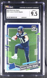 2023 Donruss Optic #293 Jaxon Smith-Njigba Rated Rookie CGC 9.5