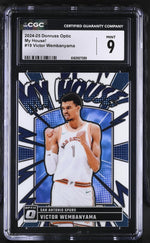 2024 Donruss Optic #19 Victor Wembanyama My House! CGC 9