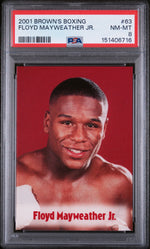 2001 Brown's Boxing Floyd Mayweather #63 PSA 8