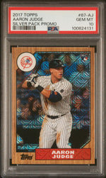 2017 Topps Silver Pack 1987 Chrome Aaron Judge #87AJ PSA 10