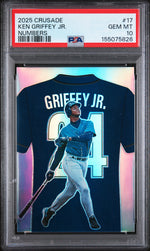 2025 Panini Crusade Ken Griffey Jr #17 /99 PSA 10