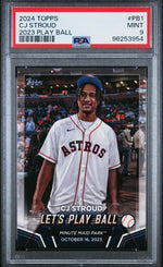 2024 Topps 2023 Play Ball CJ Stroud #PB1 PSA 9