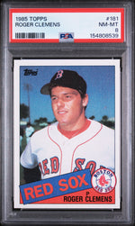 1985 Topps Roger Clemens #181 PSA 8