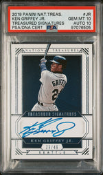 2019 Panini National Treasures Treasured Signatures Ken Griffey Jr. #JR /49 PSA 10