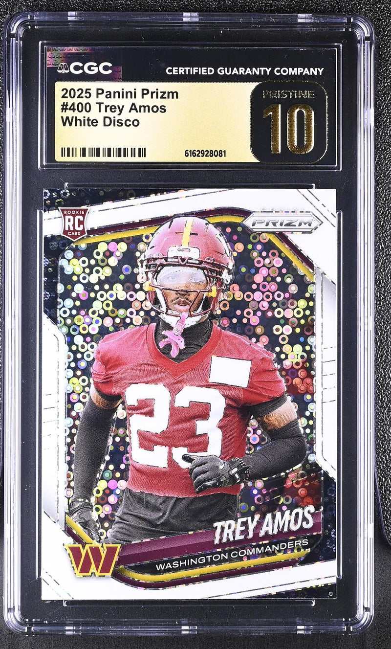 2025 Prizm #400 Trey Amos CGC 10