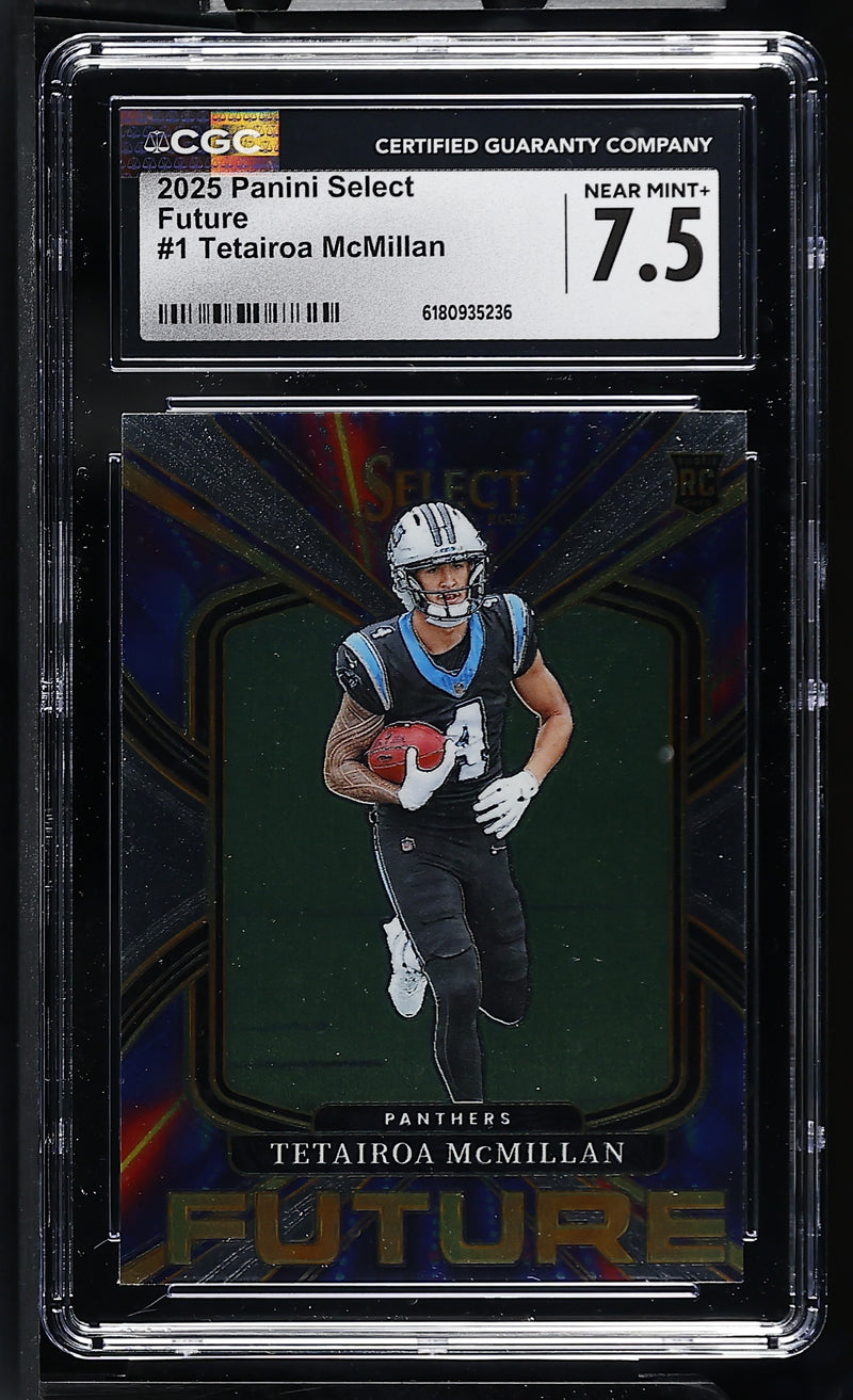 2025 Select #1 Tetairoa McMillan Future CGC 7.5