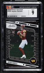 2024 Absolute #102 Jayden Daniels CGC 9