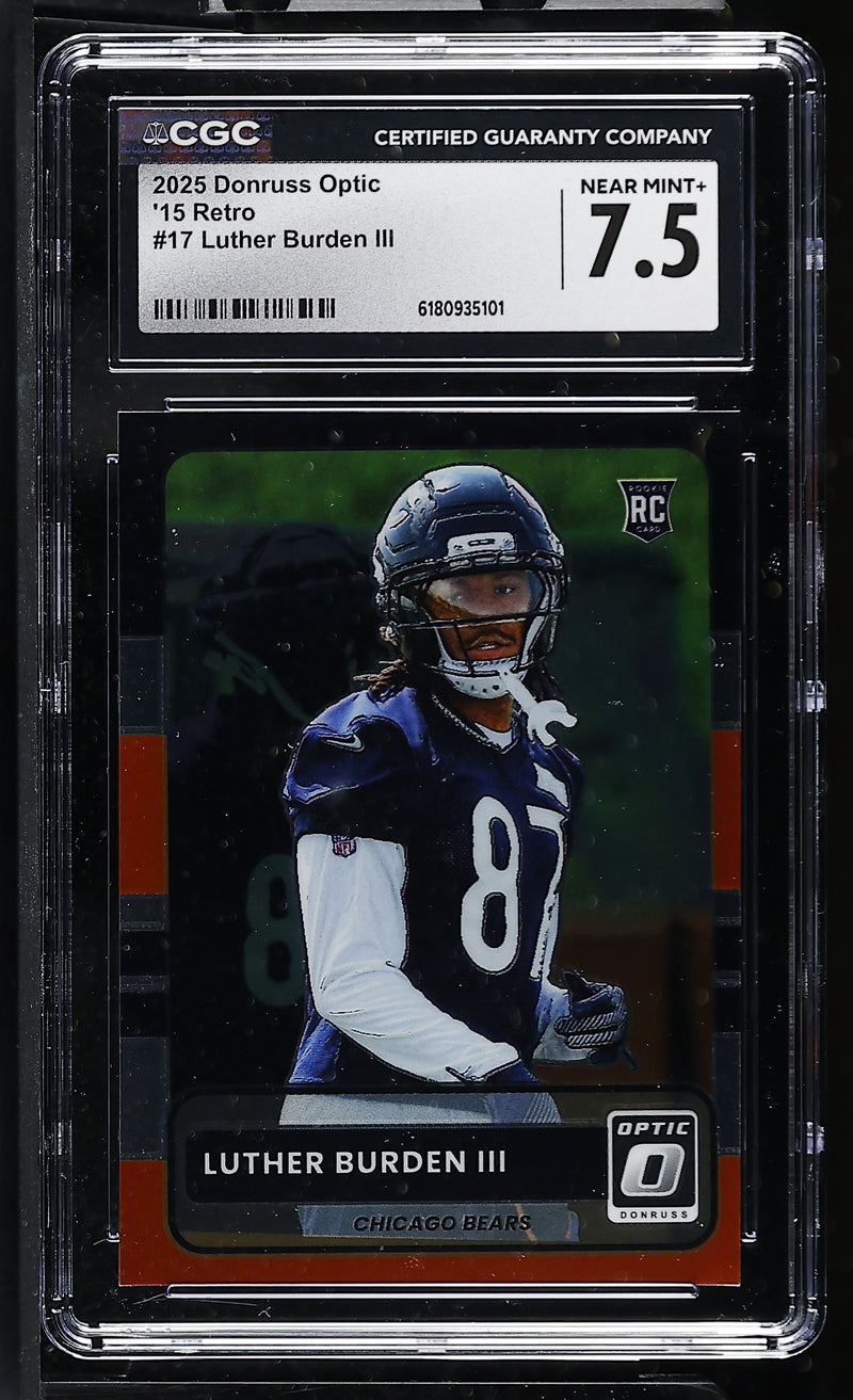 2025 Donruss Optic #17 Luther Burden III 15 Retro CGC 7.5