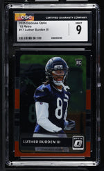 2025 Donruss Optic #17 Luther Burden III Retro CGC 9