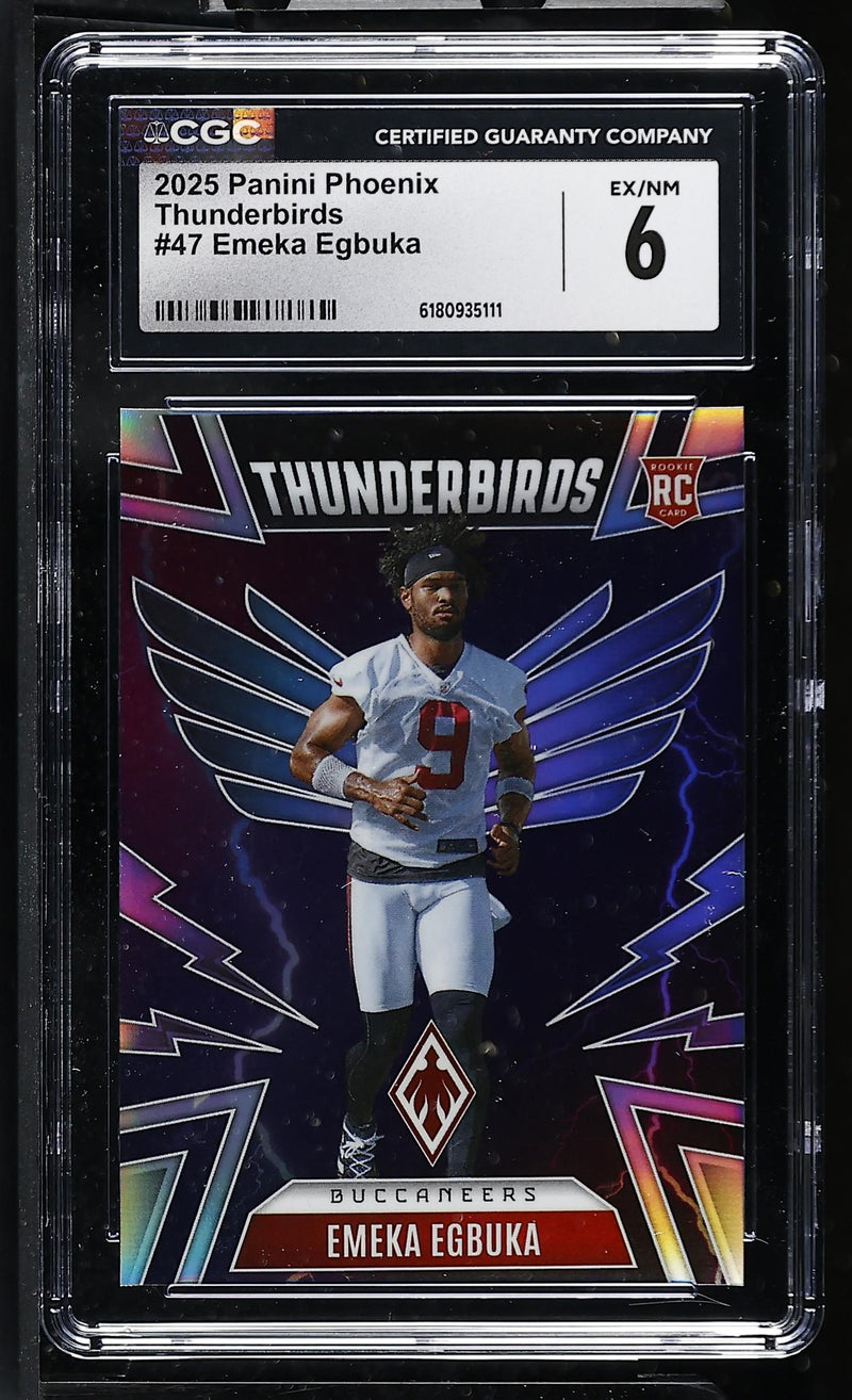 2025 Phoenix #47 Emeka Egbuka Thunderbirds CGC 6