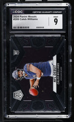 2024 Mosaic #289 Caleb Williams NFL Debut CGC 9