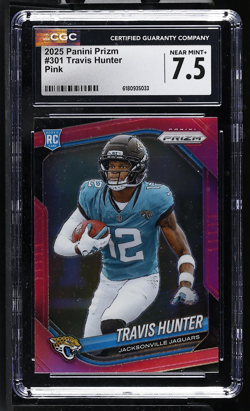 2025 Prizm #301 Travis Hunter CGC 7.5