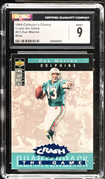 1994 Collector's Choice #C5 Dan Marino Crash the Game CGC 9