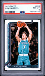 2025 Topps Kon Knueppel #204 PSA 8
