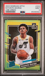 2023 Donruss Optic Lime Green Keyonte George #223 /149 PSA 9