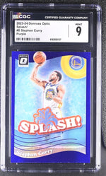 2023 Donruss Optic #8 Stephen Curry Splash! CGC 9