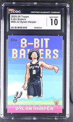 2025 8-Bit Ballers #8B-32 Dylan Harper CGC 10