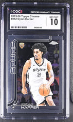2025 Topps Chrome #252 Dylan Harper CGC 10