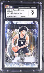 2025 Topps Chrome #SY-12 Dylan Harper Serenity CGC 9