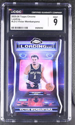 2025 Topps Chrome #LD-2 Victor Wembanyama Loading... CGC 9